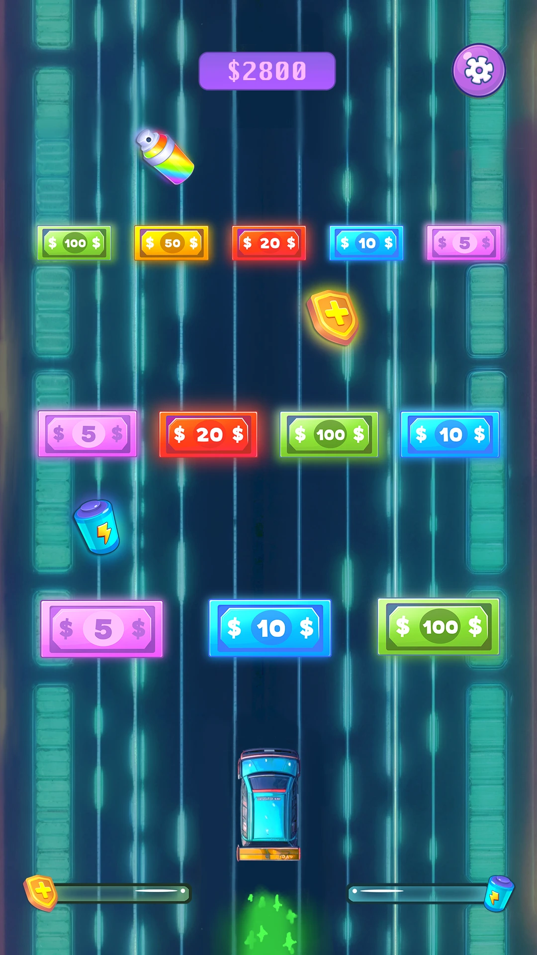 Gameplay example of U.I